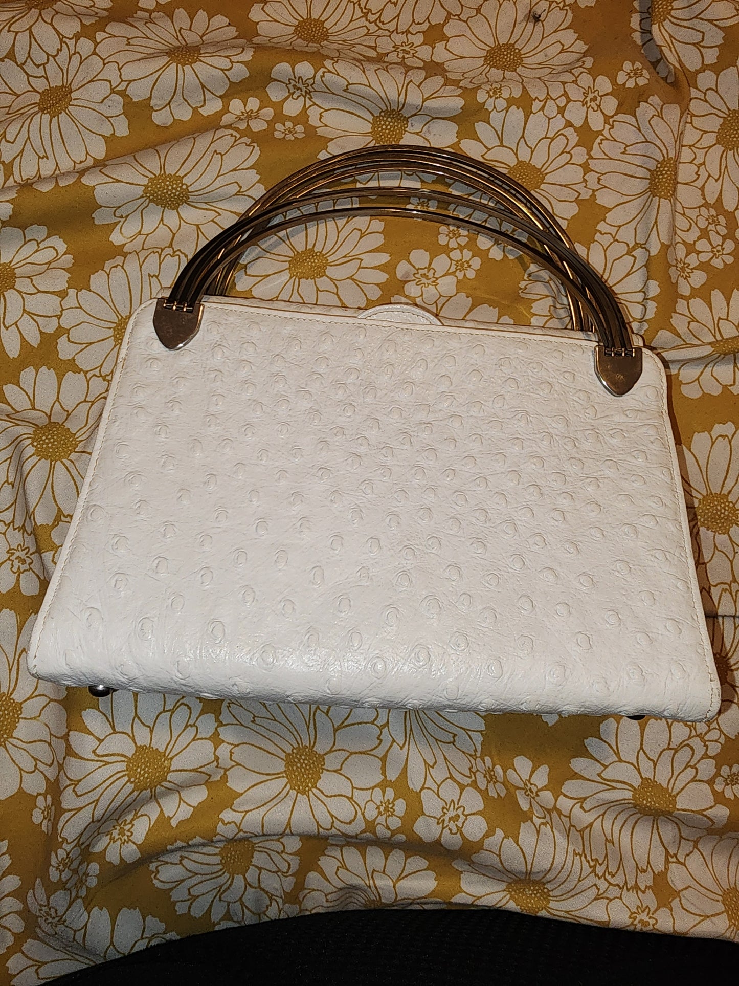 Vintage Ostrich Leather Bag