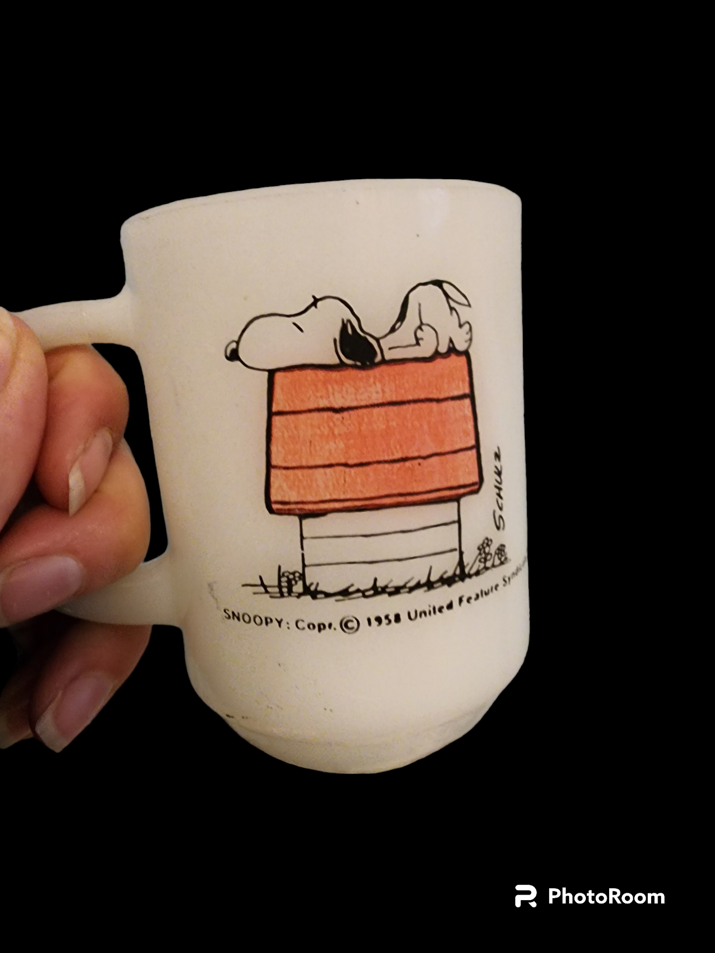 Snoopy Fire King Mug