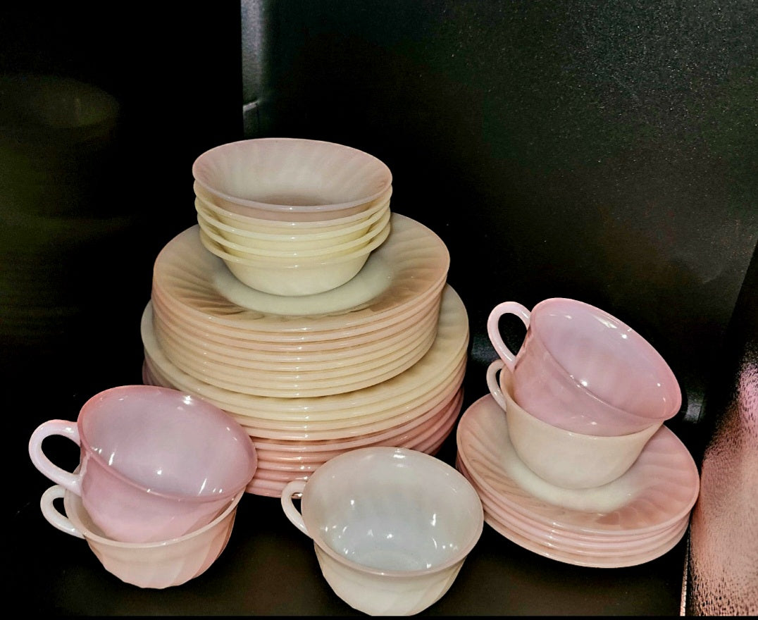 Fire King Vintage Pastel Dish Set